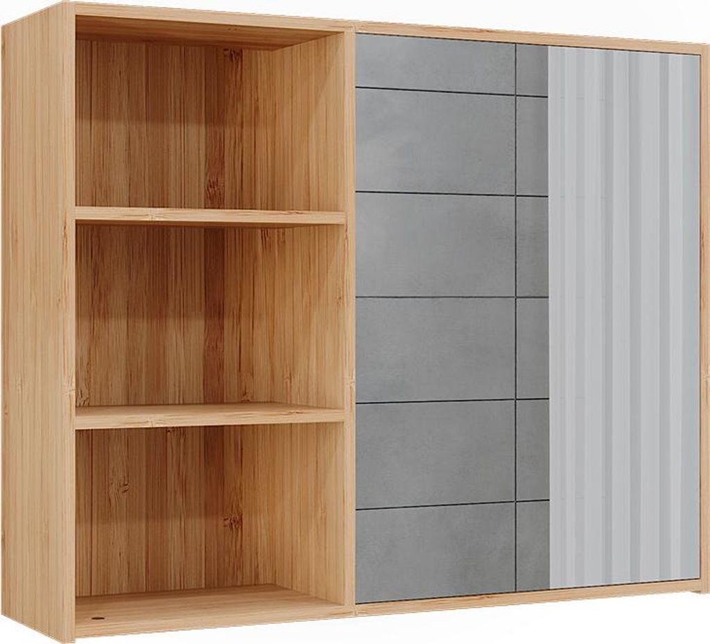 Kúpeľňová zrkadlová skrinka Vicco Lucie Bambus 74 x 60 cm s Obrázok produktu 