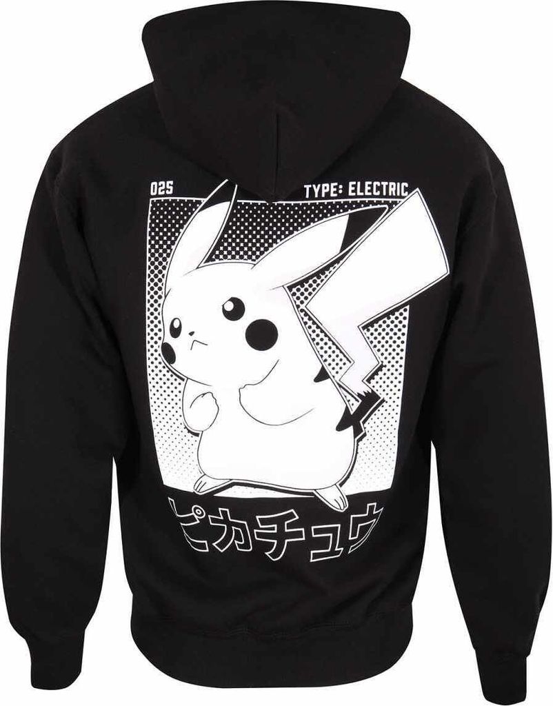 Pokemon - Kapuzenpullover für Herren/Damen Uni HE2084 (M) (Schwarz)