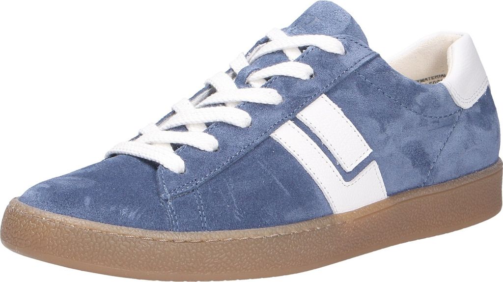 Paul Green 5464 10 Damen Sneaker Blau - Weiss, Blau, Gr. 31/2