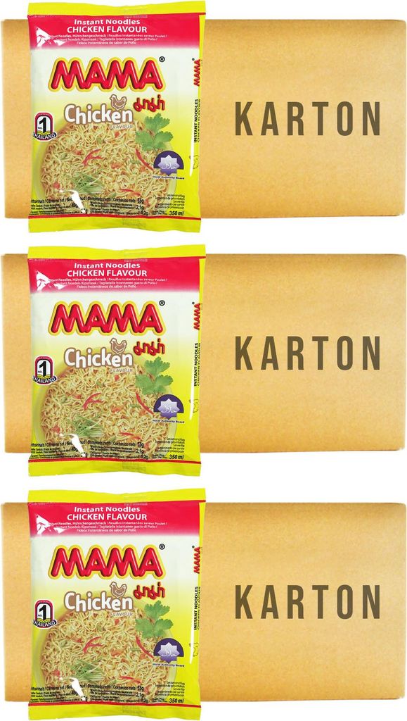 Mama Huhn Geschmack Instantnudeln 90x55g