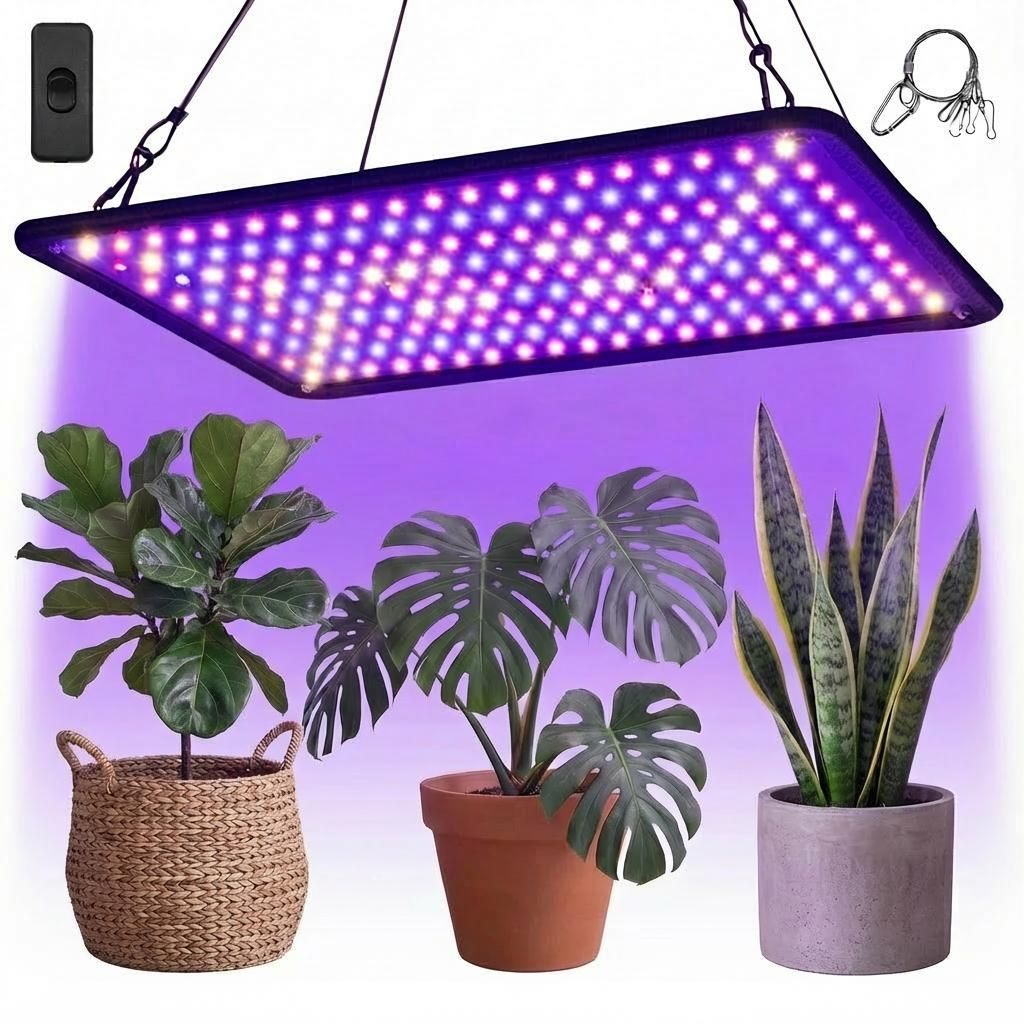 1200lm Pflanzenlampe Led Vollspektrum Grow Lampe 180Leds 20W Led Zimmerpflanzen Grow Light Für Pflanzen Gemüse Blume Samen Wachsen (Rot+Blau+Warm...