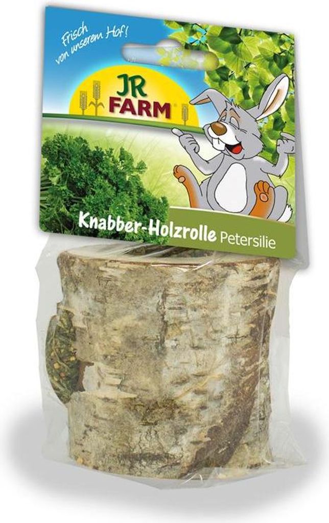 JR Farm Knabber - Holzrolle mit Petersilie 1Stk