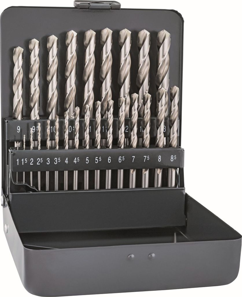 Spiralbohrer Set HSS Cobalt KM 25, 25-teilig, Produktbild 