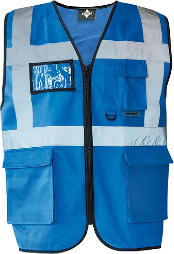 Korntex KXMF | Multi-Funktions-Warnweste Executive - Farbe: Blue - Größe: XL
