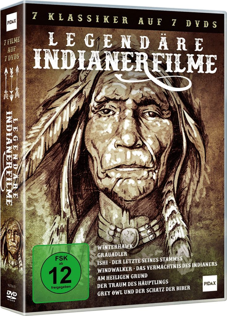Legendäre Indianerfilme. 7 DVDs.