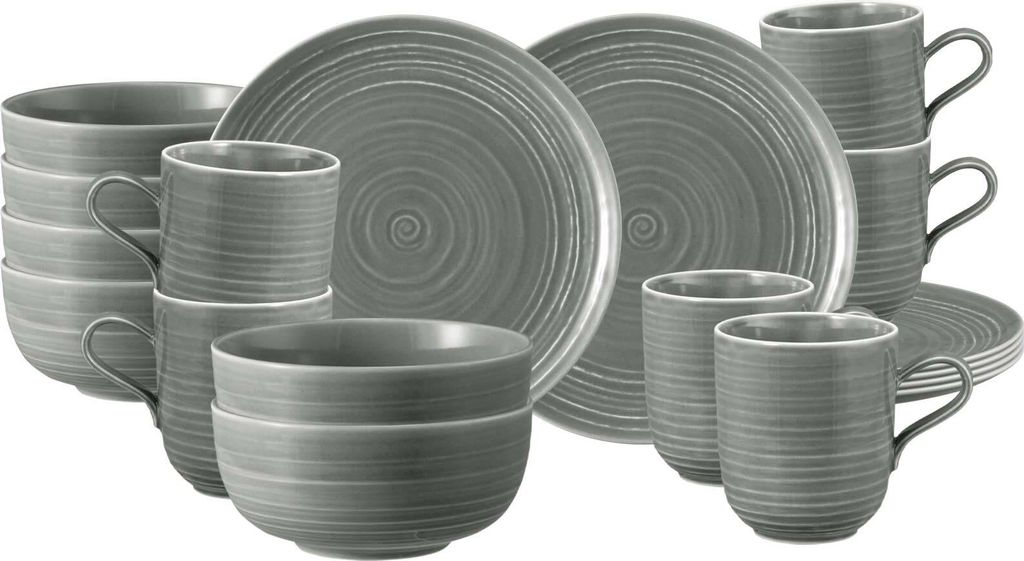 Seltmann Weiden Terra Frühstücks-Set 18-teilig perlgrau Produktbild 
