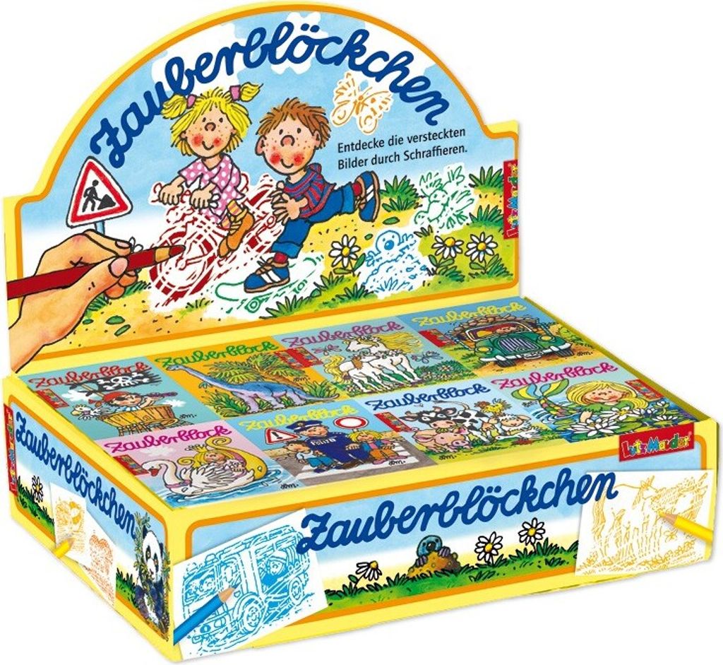 Lutz Mauder - 18590-5 - Zauberblock, Prinzessin Miabella mit Schwan, DIN A8, 24 Blatt, Papier, 1 Stück