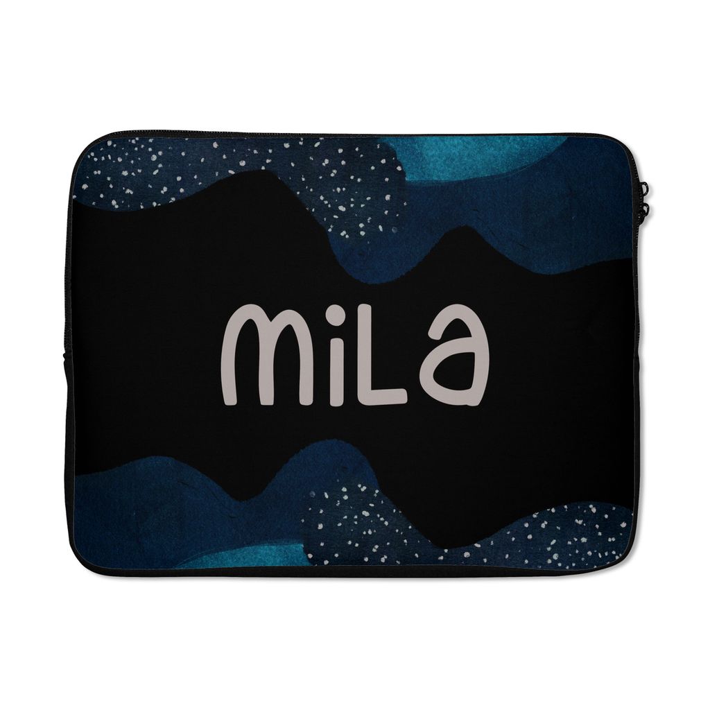 MuchoWow Laptop Hülle 17 Zoll Laptoptasche Mila - Pastell - Mädchen - Zipper - Schutzabdeckung