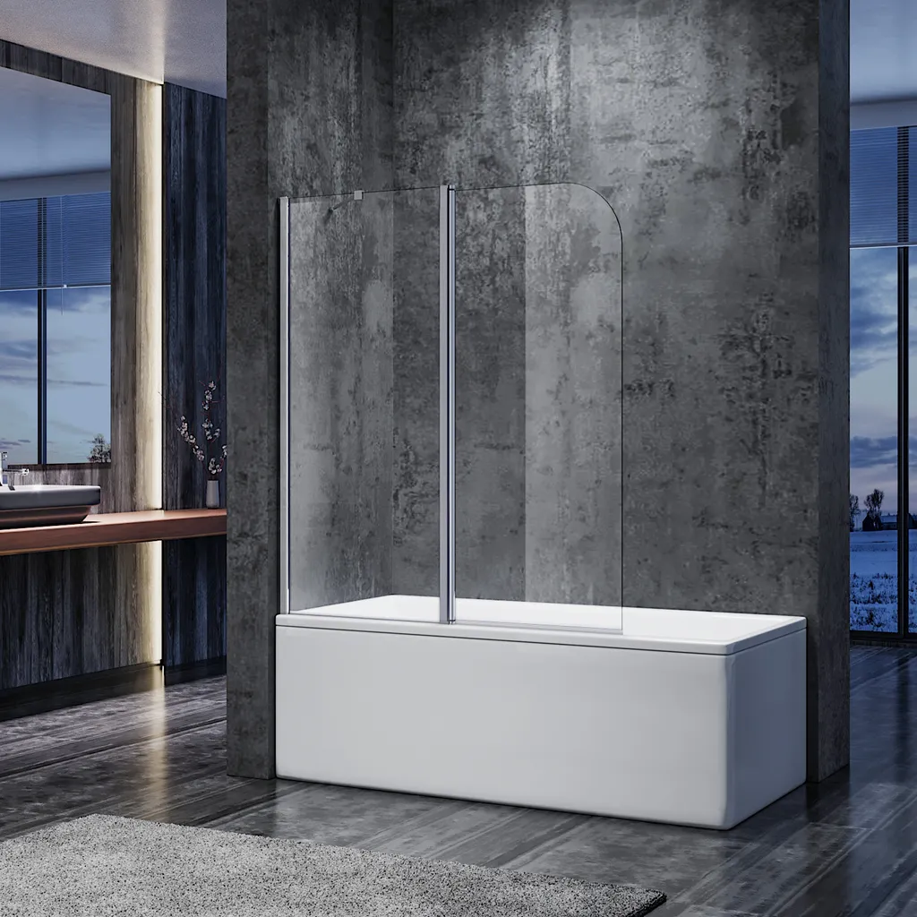 Box Vasca SONNI 120x140 cm | Vetro Nano-Tecnologico | Design Slim