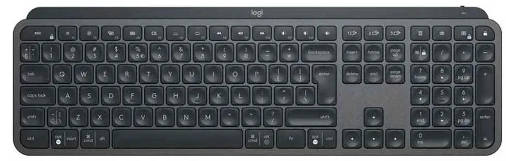 Clavier sans fil Logitech MX Keys Advanced QWERTY Anglais Graphite RF BT - 11