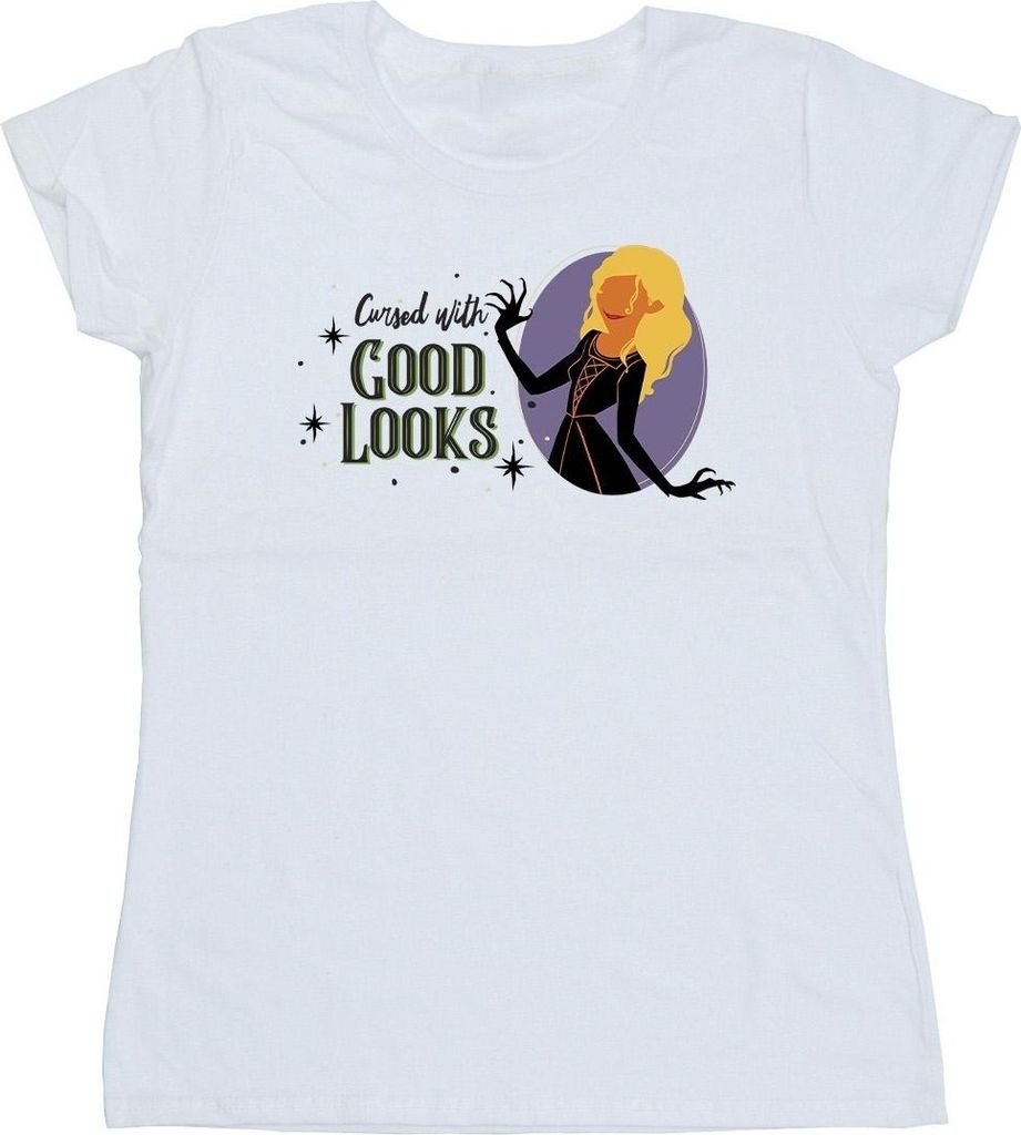 Disney - "Hocus Pocus Cursed" T-Shirt für Damen BI48487 (M) (Weiß)