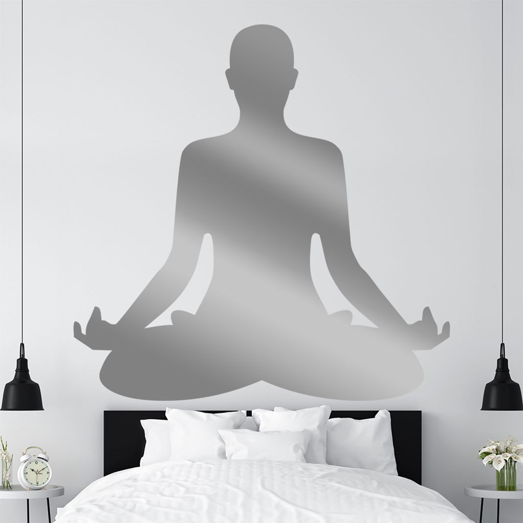 Yoga Buddha-Natur Wandtattoo Wandaufkleber Wall Sticker - Dekoration, Küche, Wohnzimmer, Schlafzimmer, Badezimmer