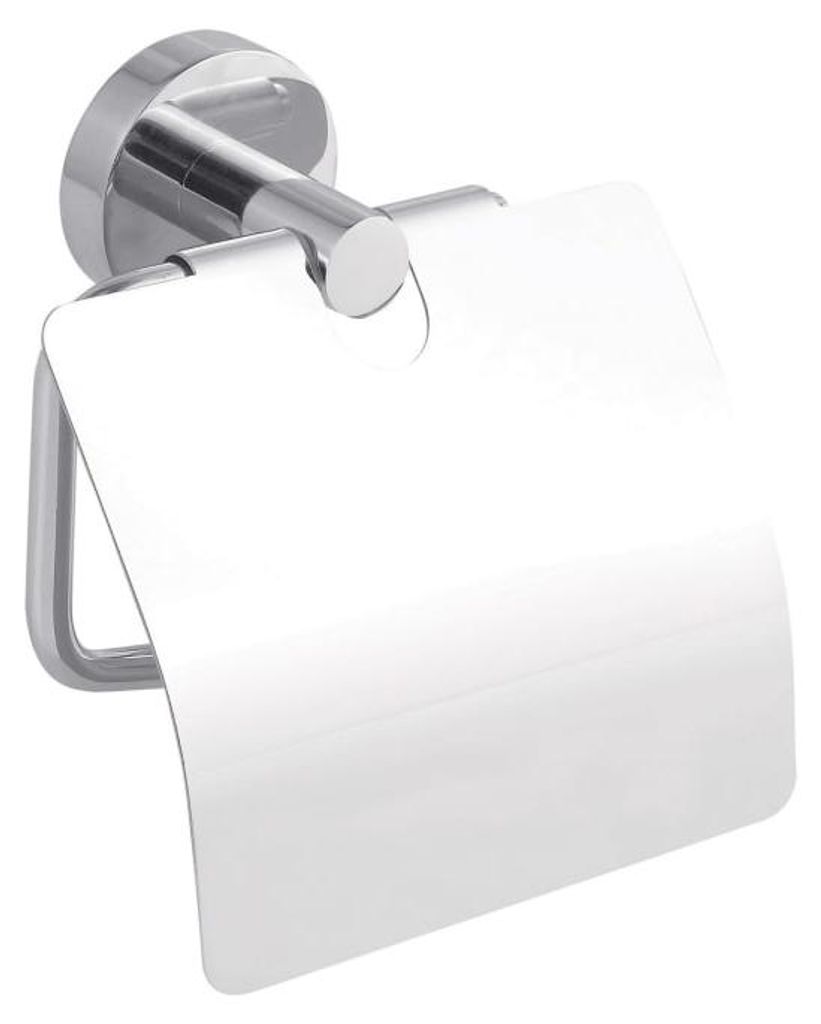 tesa SMOOZ WC-Papierrollenhalter mit Kleber + Deckel Produktbild 