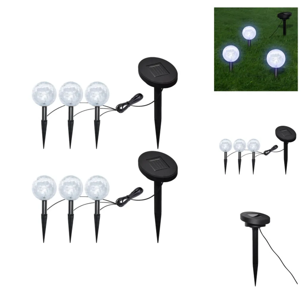 Finis les câbles avec ces lampes de jardin solaires LED à piquer par 6 pcs