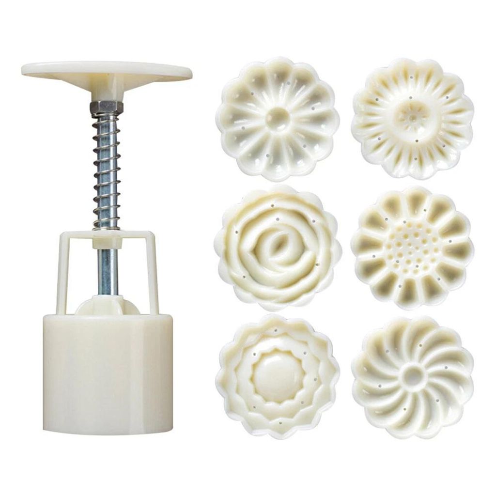 1 Set Mould Mooncake Mold mit Briefmarken Mondkuchen Form