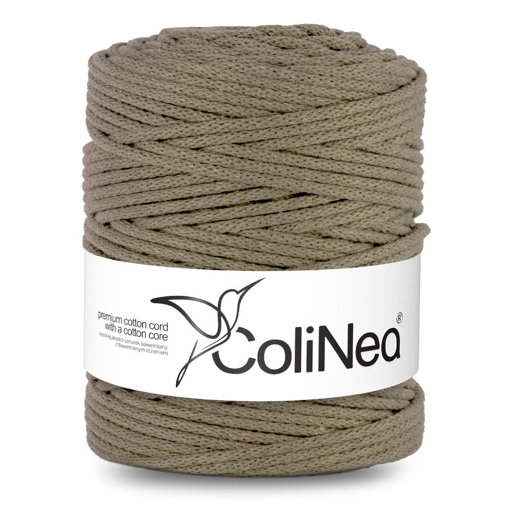 ColiNea, Baumwollkordel mit Baumwollkern, geflochten, 5mm, Produktbild 