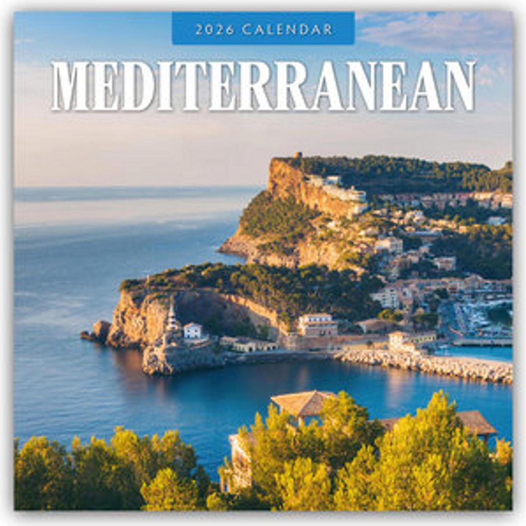 Mediterranean - Mittelmeer 2026 - 16-Monatskalender