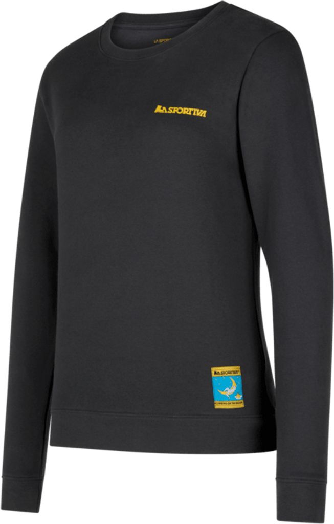 Climbing on the Moon Sweatshirt W, Pullover, Damen - La Sportiva, Größe:S, Farbe:G00Y08-Carbon/Giallo
