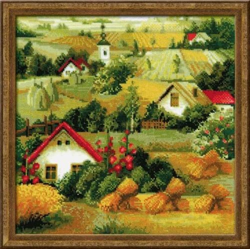 Riolis "Serbische Landschaft" Kreuzstich-Set, Zählmuster