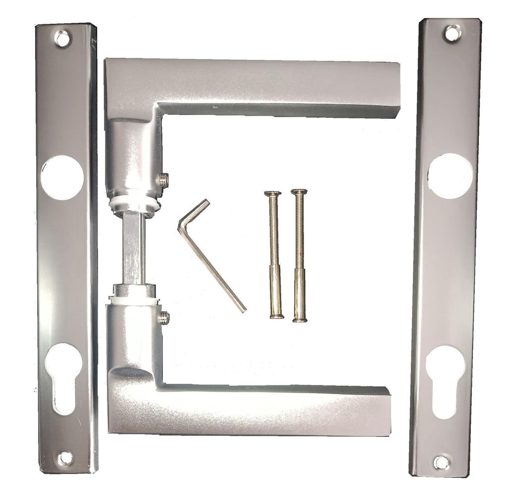 Garten Tor Tür Beschlag Drücker / Klinken Set inkl. Produktbild 