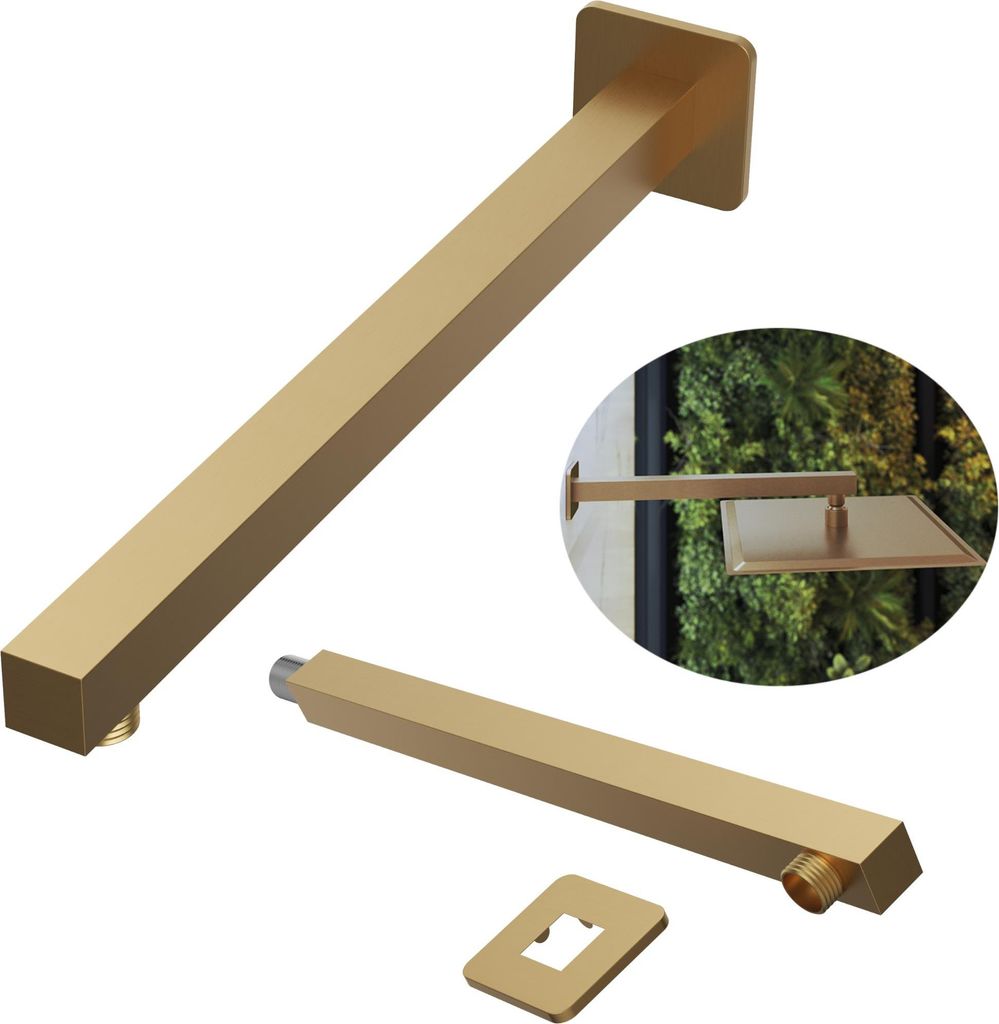 Granitan - Braccio doccia - Braccio soffione - Oro Immagine del prodotto 