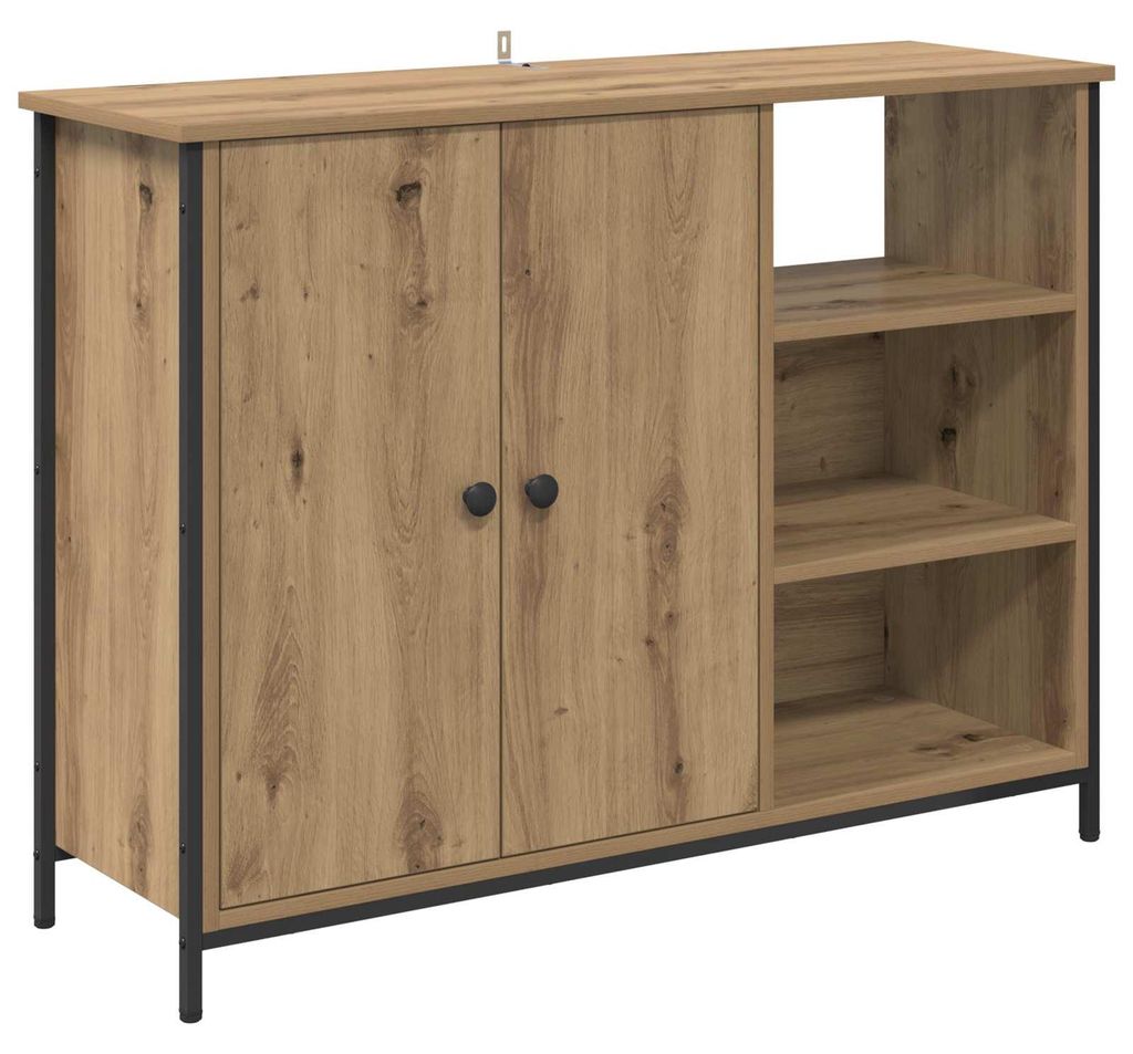 Sideboard Artisan-Eiche 100 x 33 x 75 cm Holzwerkstoff