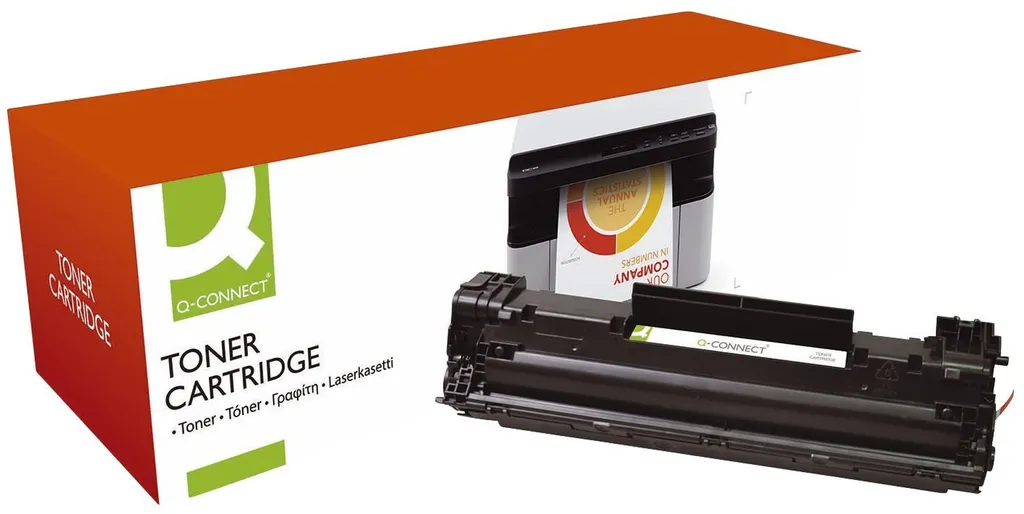 Toner Laser Noir Q-Connect KF18041 compatible pour bureautique intensive