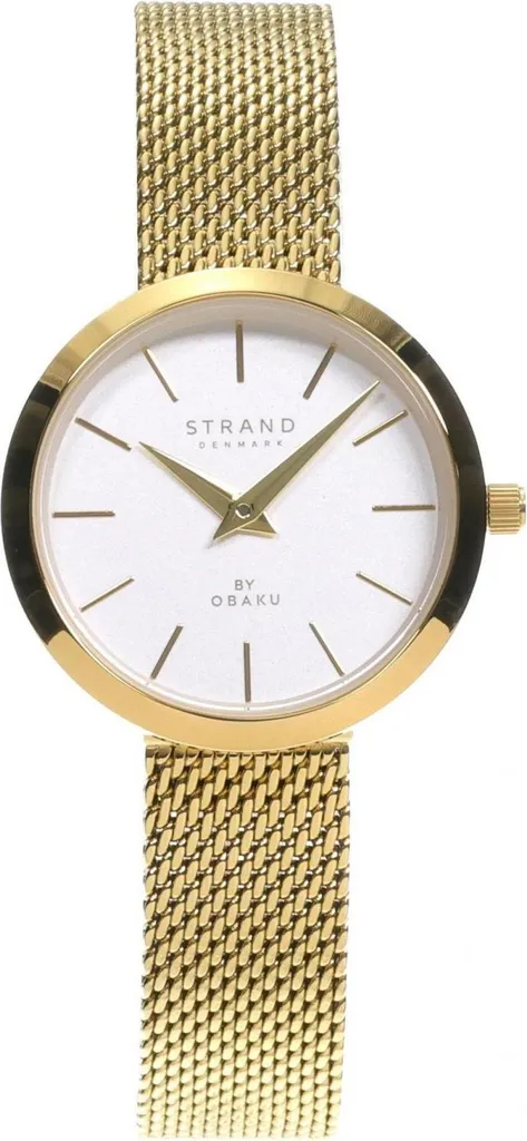 Offerta Orologio Strand by Obaku S700SXGIMG Gold | Donna Gold Beach