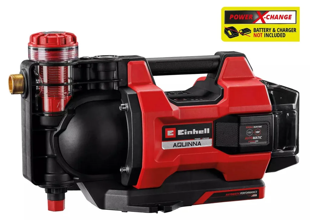 Pompe de jardin Einhell AQUINNA 18/30 F LED sans batterie - 3000 L/h