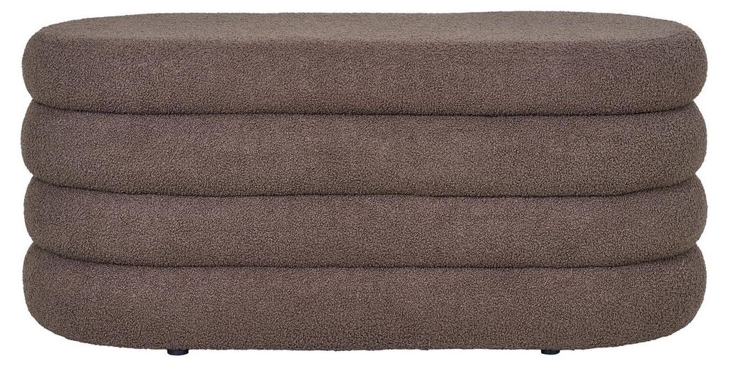 Dartford Aufbewahrungsbank aus braunem Teddystoff 103 cm Produktbild 