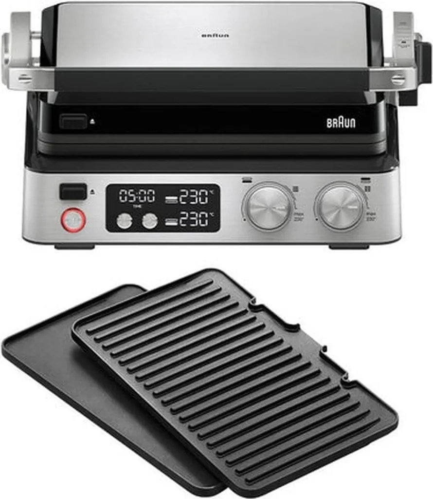 Braun MultiGrill 7 CG 7040 : Idéal pour Paninis et Grillades Saines