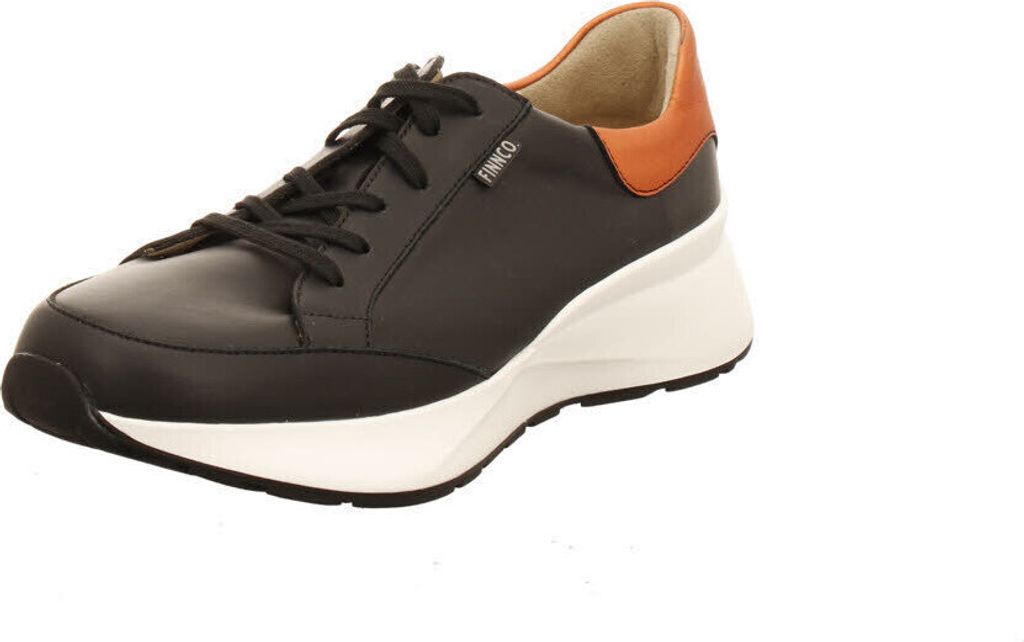Sneaker Finn Comfort Caseres schw/arancia/nappa, Caseres Produktbild 