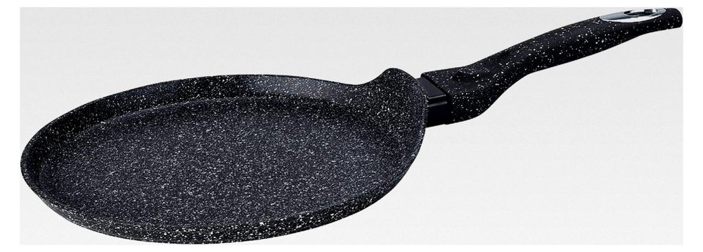 HQ Premium Pfanne für Pfannkuchen Dark mit Antihaft Granit-Keramik-Beschichtung (28 cm)