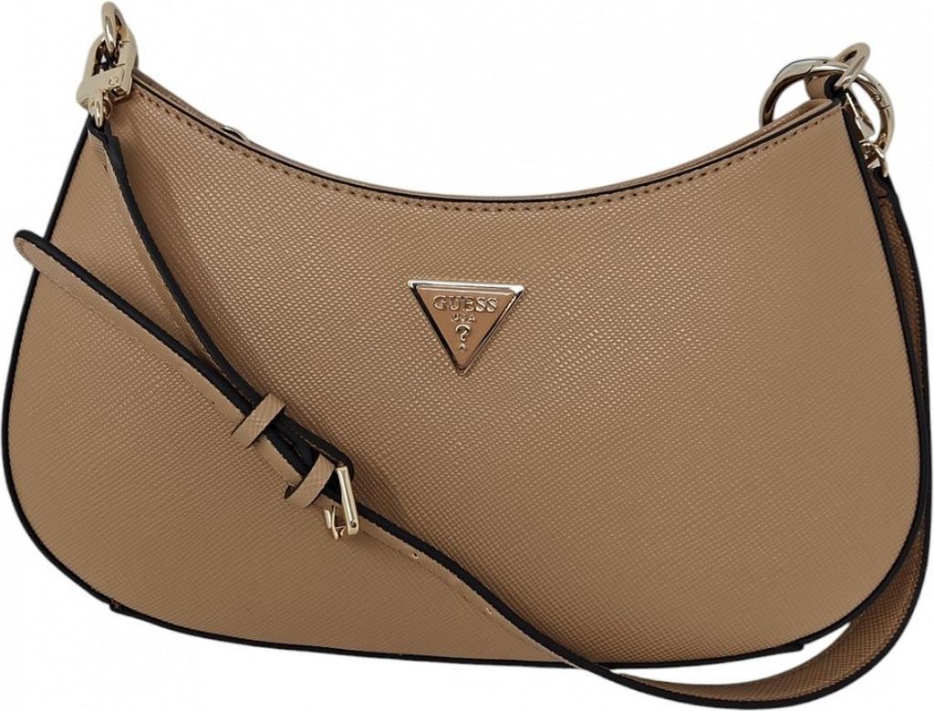Guess Noelle Saffiano Reißverschlusstasche beige 18 x 29 x Produktbild 