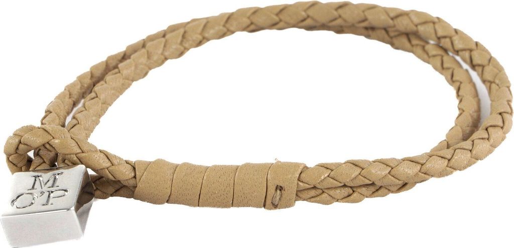 Marc O'Polo Leder Armband Jasmin Bracelet Wheat Field hellbraun