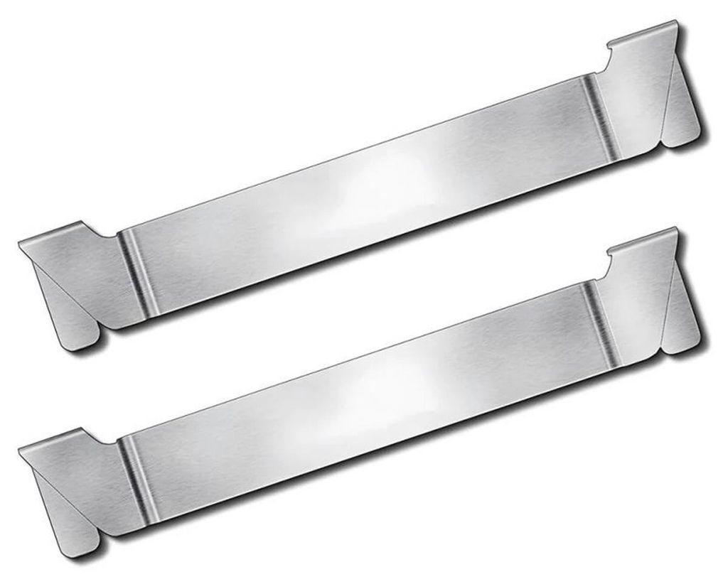 Grillplatten Werkzeughalter Edelstahl 2 Stück, stabiler Spatelhalter für Grill Zubehör, rostfrei & hitzebeständig, für Blackstone & Royal Gourmet
