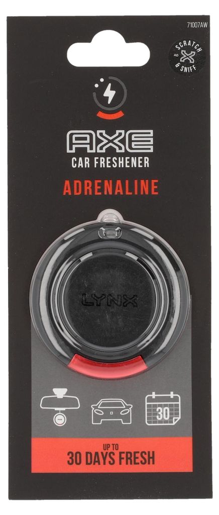 Axe Auto-Lufterfrischer Adrenaline Aufhänger 20g (1er Pack) Produktbild 