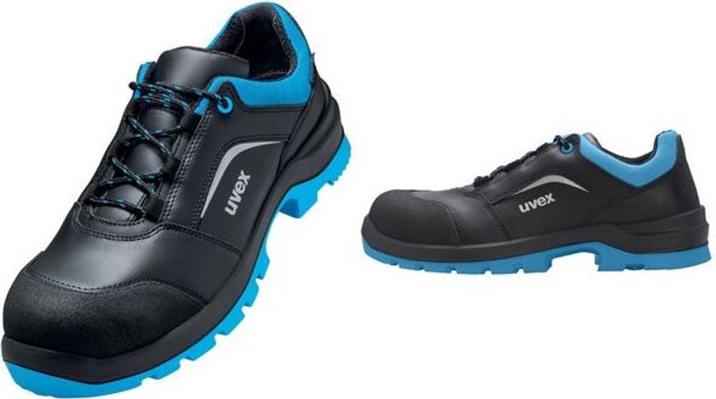 uvex 2 xenova Halbschuh S3 SRC, Gr. 42, schwarz/blau Produktbild 