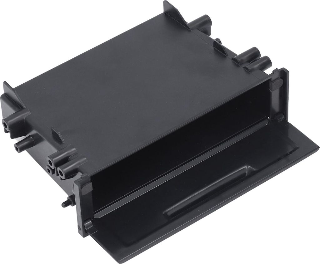 1Din Car Radio Storage Box Multi -Anwendung ABS Black Inner Organizer Austausch für Mitsubishi