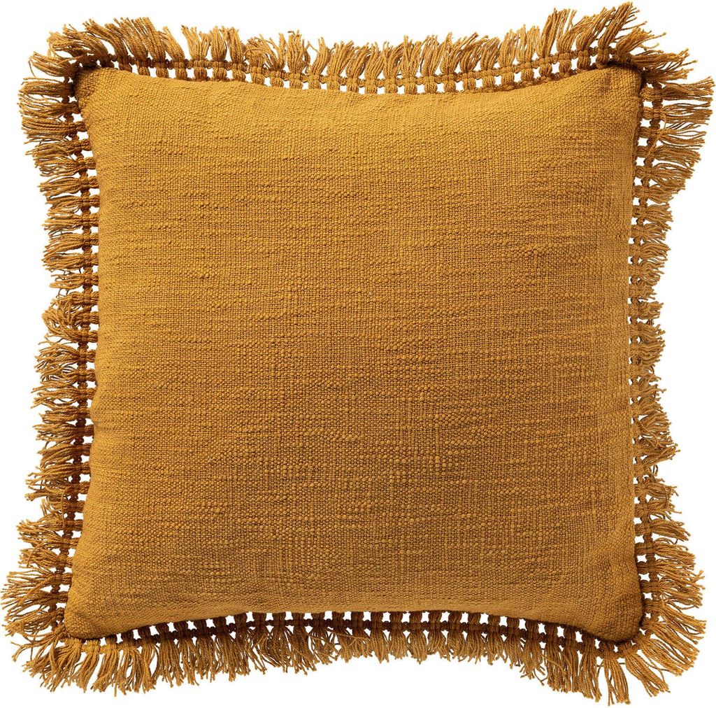 Dutch Decor Kissenbezug Jonna 45x45 cm Gelb Unifarben