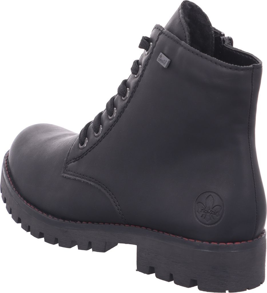 Rieker Schnürstiefel - Tiefschwarz Kunstleder Größe: 39 Produktbild 17