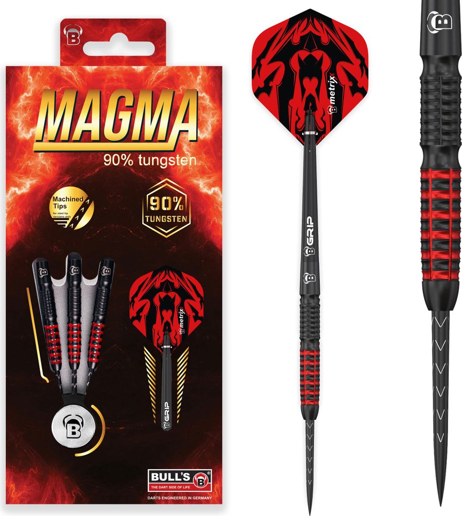 BULL'S Magma Steel Dart - 25g -- 1 Satz