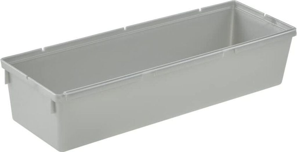 keeeper my basics Schubladeneinteiler, 23 x 8 x 5 cm, silber (1 Stück)