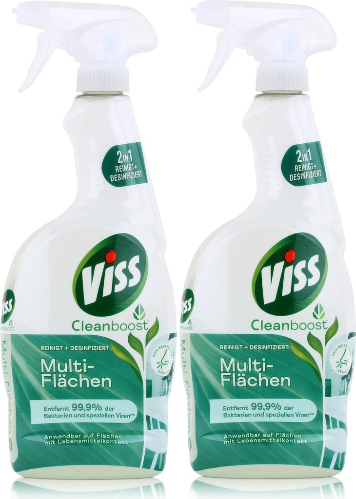 Viss Cleanboost Multi-Flächen 750ml - Allzweckreiniger (2er Produktbild 