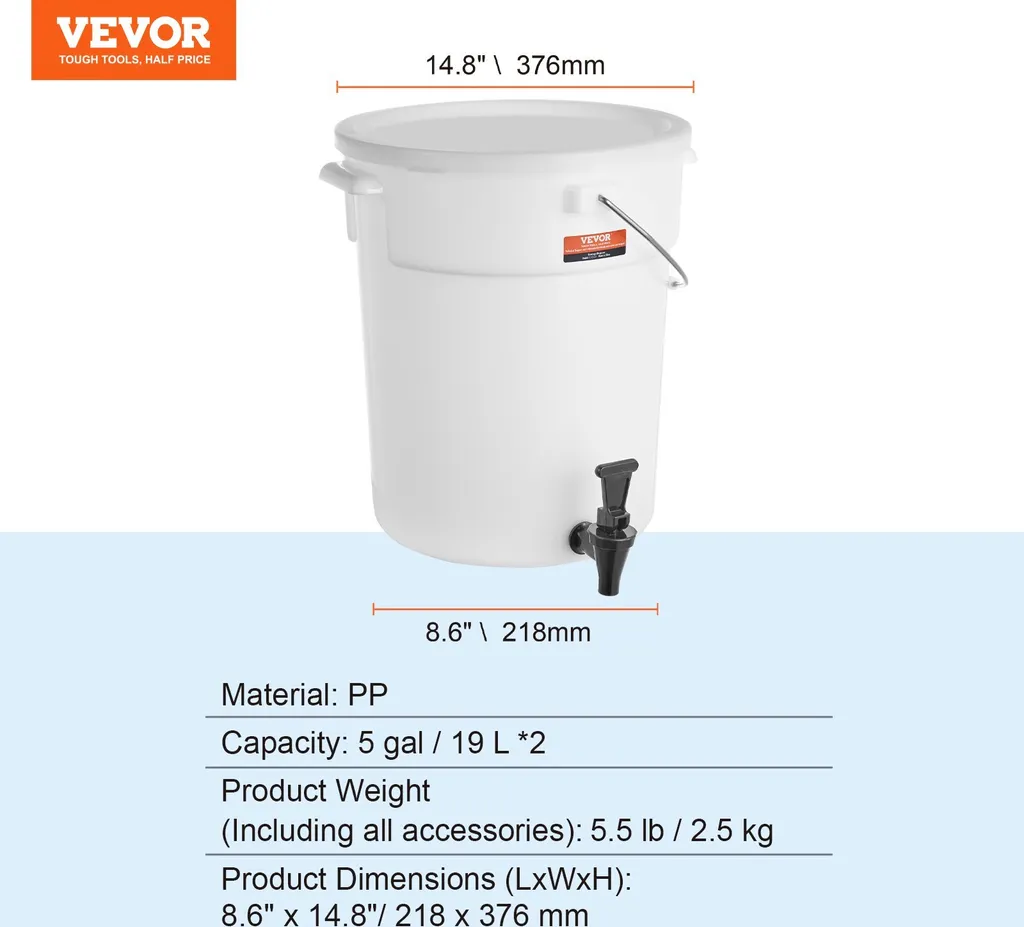 Pack de 2 Distributeurs de Boissons 19L avec Robinet pour Buffet - 7