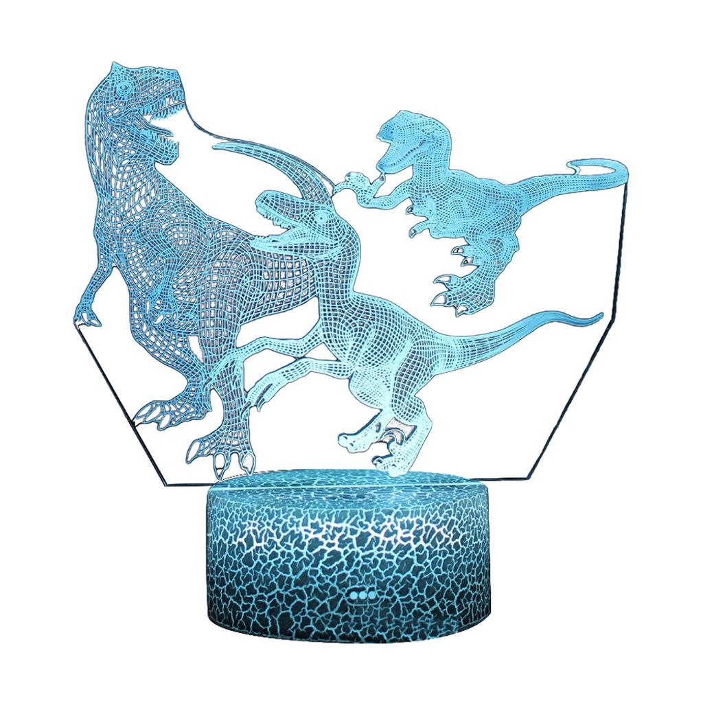 Dinosaurier Nachtlicht Geschenke,Nachtlampe Spielzeug mit 16 Farbwechsel und Fernbedienung, Geschenke für Jungen ab 4 5 6+ Jahre,(LC-1781)