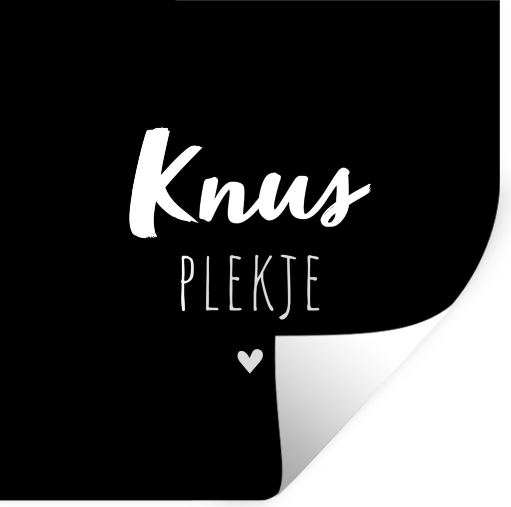 MuchoWow Wandtattoo Wandsticker Wandaufkleber Startseite - Zitate - Gemütlicher Ort - Text 80x80 cm Selbstklebend und Repositionierbar - Wierder...
