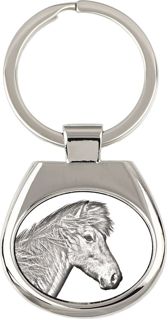 Islandpferd - Schlüsselanhänger mit Pferd, Anhänger mit Aufdruck, personalisierter Anhänger der Marke Art-Dog