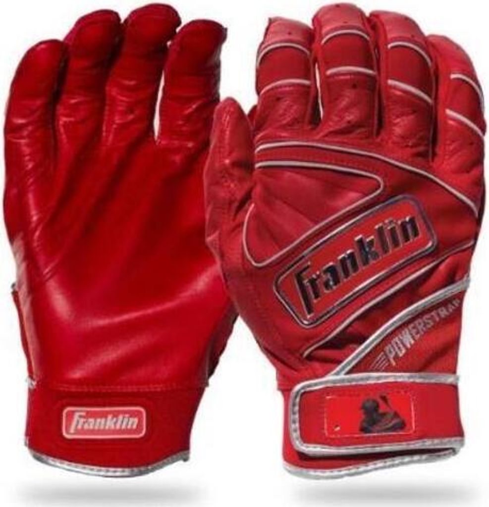 Franklin Powerstrap Chrome Series XXL Red Baseball/Softball Artikel
