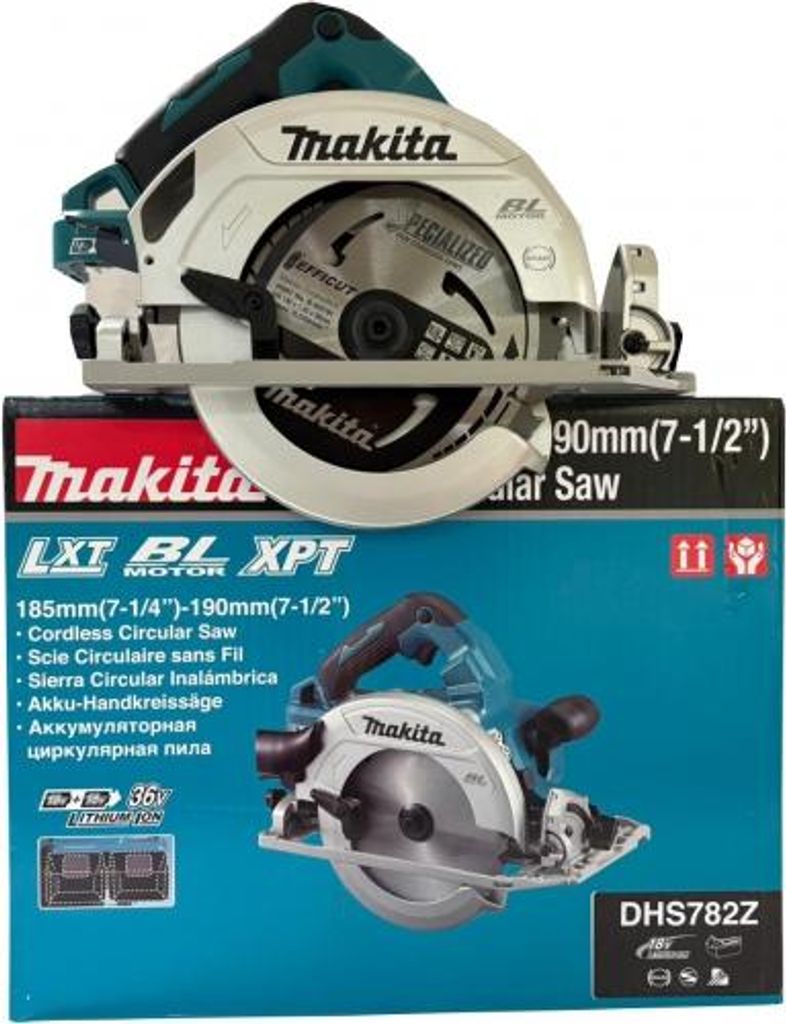 Makita DHS782Z Akku Handkreissäge Ø 190 Mm Solo 2x18V Produktbild 